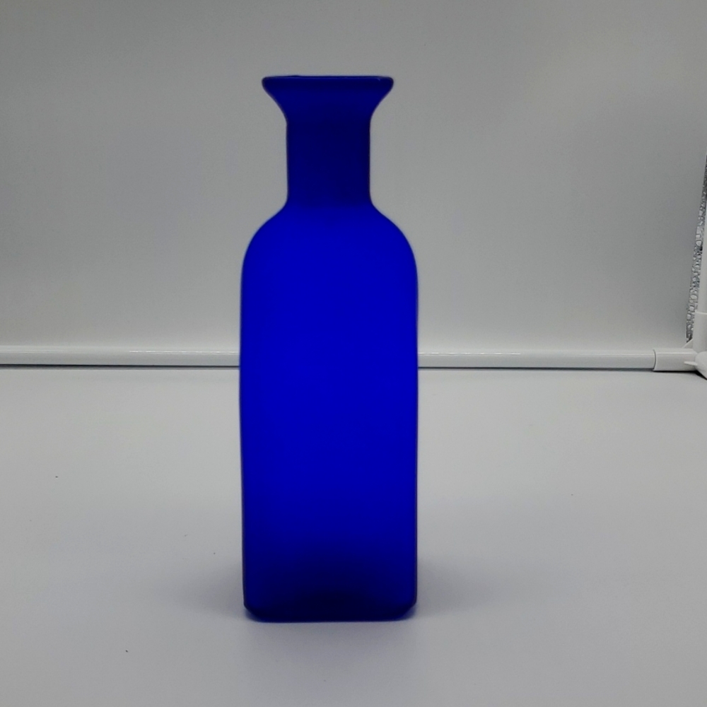 Cobalt blue vase